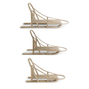 NATURAL WOOD SLEDS 3 Size Options