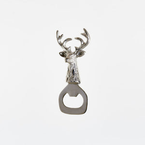 Reindeer Bottle Opener, Cast Aluminum, 4.25"
