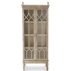 French Style Cabinet w/Double Glass Doors - Pick Up Only