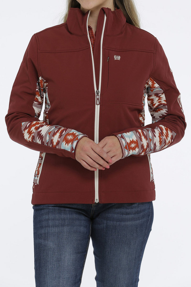 Cinch Women's Concealed Carry Bonded Burgundy Jacket – Montana