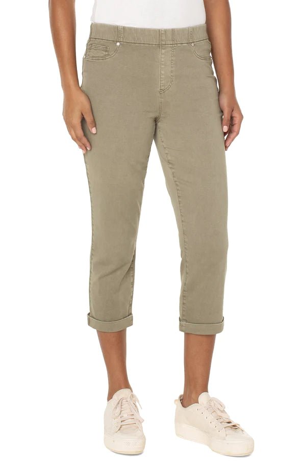Liverpool Mocha Crop Trouser main image 1