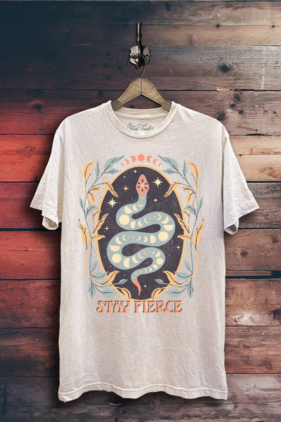 Stay Fierce Graphic Top