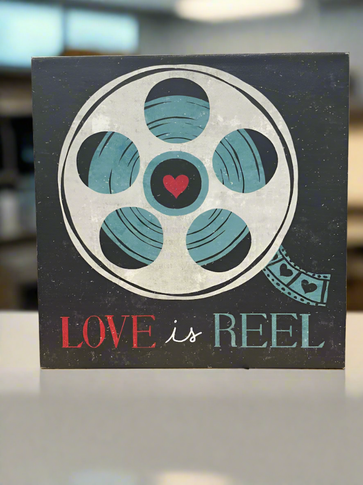 Love is Reel Wall Art