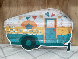 The Outback Camper Sign