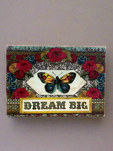 Dream Big Burlap Wall Art