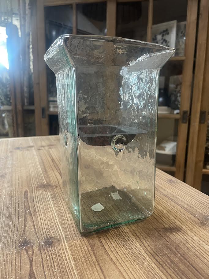 Glass Square Candle Holder