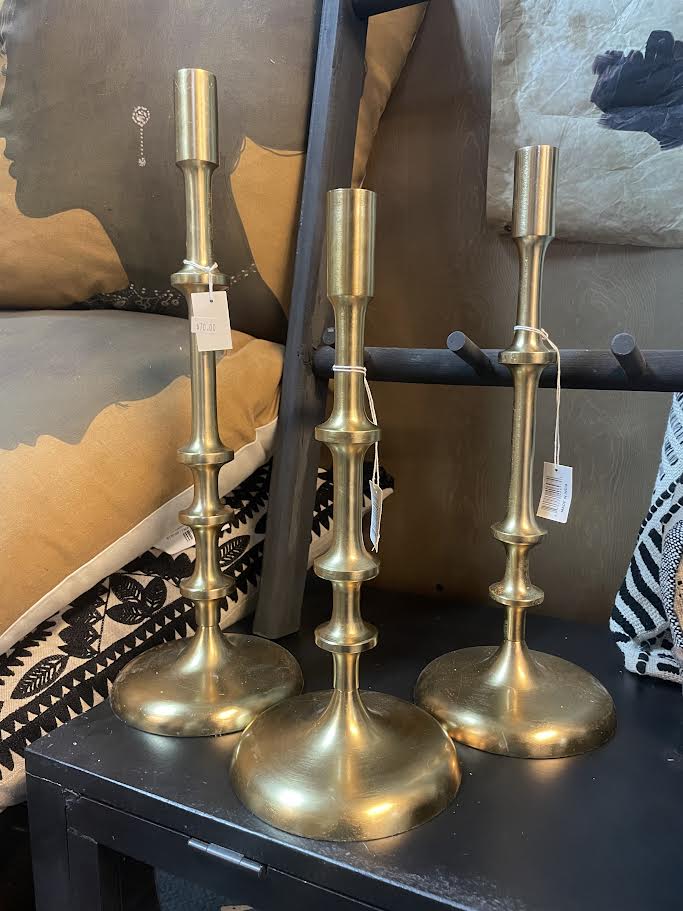 Gold Candle Holder