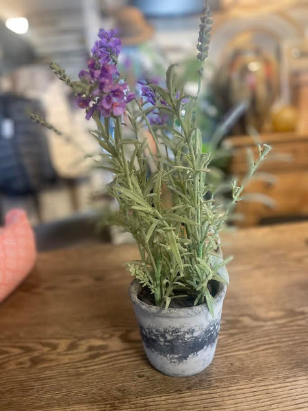 Faux Herb Pot