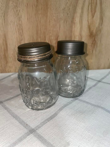 Mason Glass Jar S&P