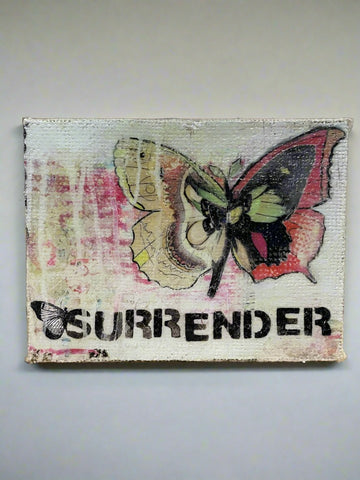 Surrender Linen Wall Art