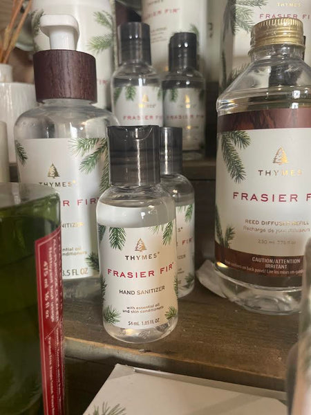 Thymes Frasier Fir Traveling Hand Sanitizer