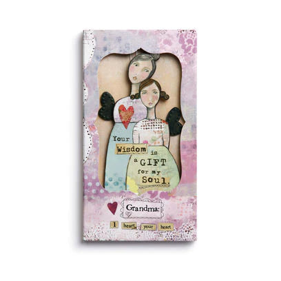Grandma Gift Card with Angel Ornament