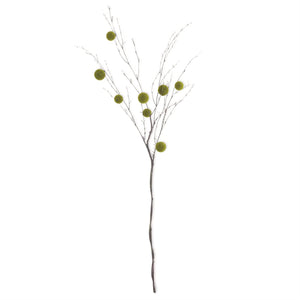 50 Inch Moss Ball Branch