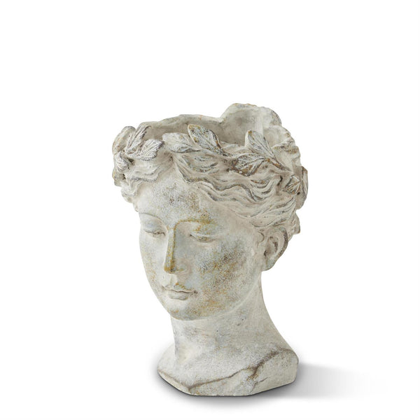 9 Inch Cement Garden Goddess Planter