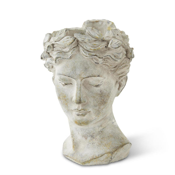 11 Inch Cement Garden Goddess Planter