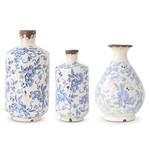 BLUE AND WHITE CERAMIC JUGS 3 Style Options