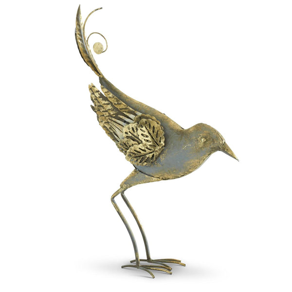 GRAY & GOLD METAL BIRDS 2 Style Options