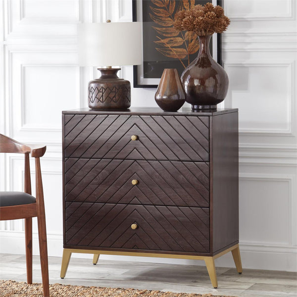 Set Of 2 27.5 Inch Black Wood Framed Orange Ferns on Black Prints