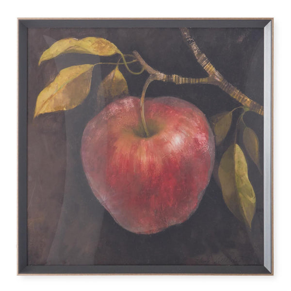 Set Of 4 25 Inch Black & Gold Framed Fruit Prints (4 Styles)