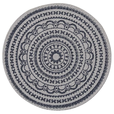 Zuri Medallion Printed Round Placemat