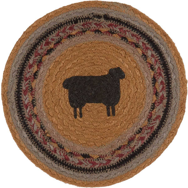 Heritage Farms Sheep Jute Trivet 8