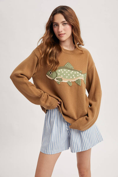 'FISH' SWEATER / WL25-12103
