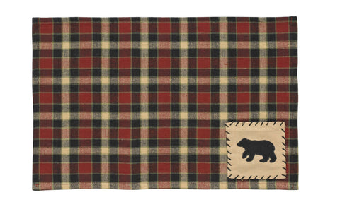 CONCORD BLACK BEAR PLACEMAT
