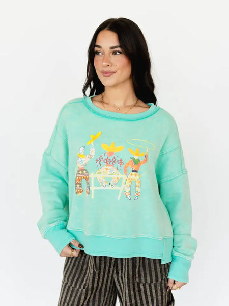 Mint 3 Amigos Sweatshirt