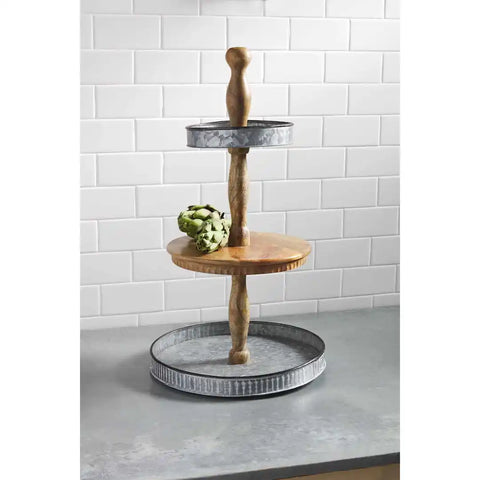 Tin and Wood Tiered Server