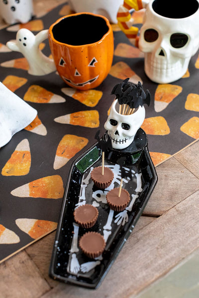 SKELETON HALLOWEEN TRAY TPICKS