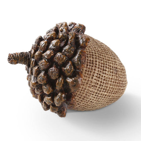 2.5 Inch Light Brown Resin Acorn w/Pinecone Top