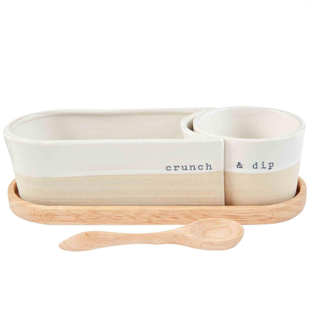CRUNCH & DIP SERVING SET Montana Rustic Accents