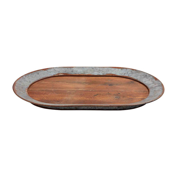WEATHERED OVAL TRAY
