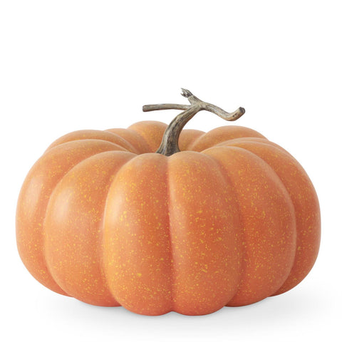 10 Inch Orange & Yellow Speckled Pumpkin