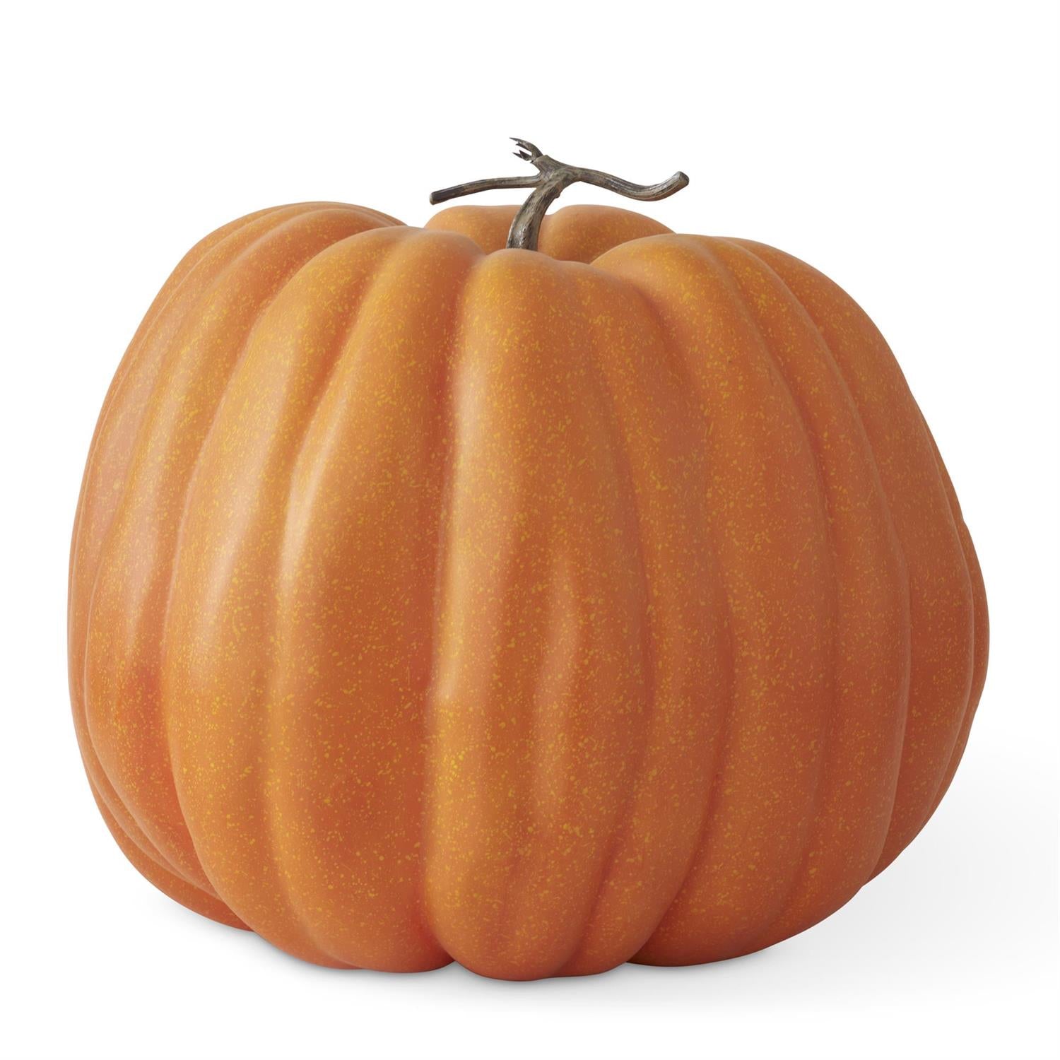 19 Inch Orange & Yellow Speckled Pumpkin