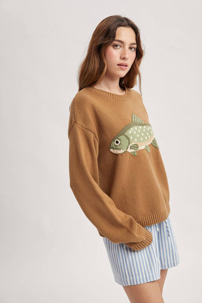'FISH' SWEATER / WL25-12103