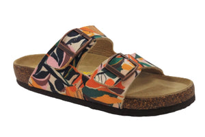 Viking Chatham Yellow Mod Floral Sandals