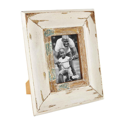 SMALL CREAM WEATHERED FRAME  4"x6"