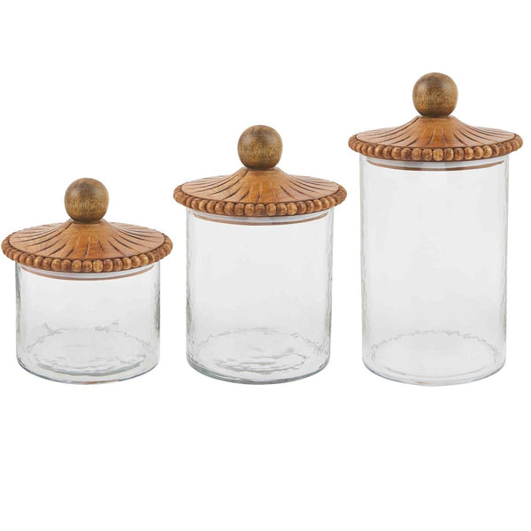 BEADED CANISTER - 3 size options