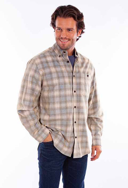 Scully Men's Long Sleeve Corduroy Shirts in Twelve Colors