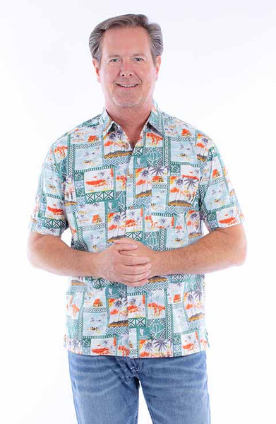 Scully Men's Hawaiian Shirt in Ten Variations