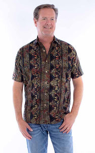 Scully Mens's Batik Shirt