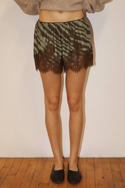 Zebra Lace Shorts