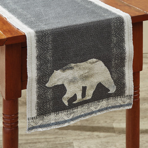 INTO THE WOODS BEAR TABLE RUNNER
