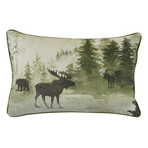 Watercolor Wildlife Pillow