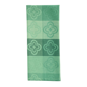 Geo Jacquard Dish Towel Green