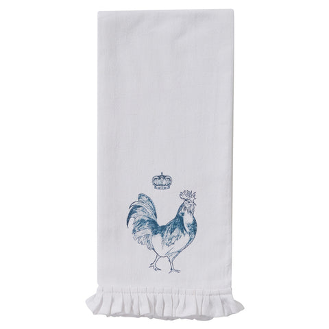 Rooster with Crown Dish Towel