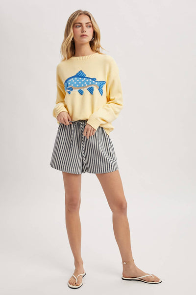 'FISH' SWEATER / WL25-12103