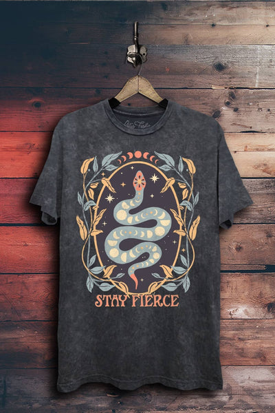 Stay Fierce Graphic Top