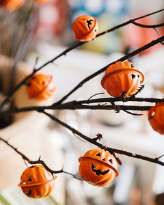 PUMPKIN HALLOWEEN BELL STEMS